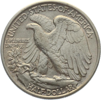 USA 1/2 Dollar 1943 o. Mzz. - Walking Liberty